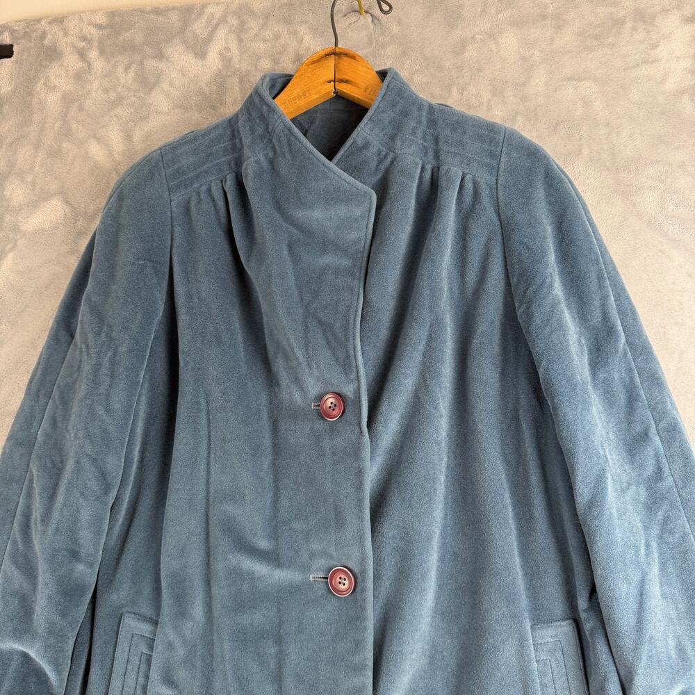 VTG Lorendale by‎ Bromleigh Coat Womens  Single Breasted Navy Wool Small